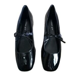 Madden Girl Black Patent Flats